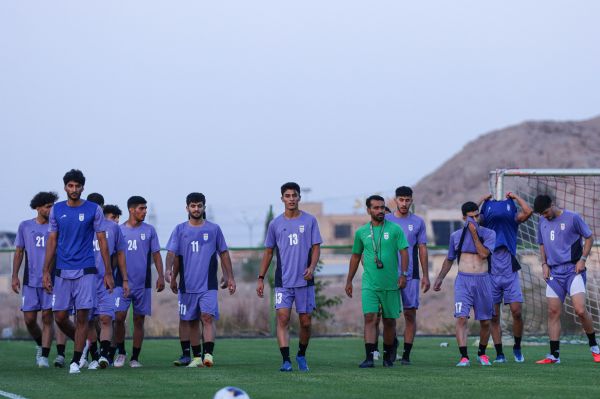  گزارش تصویری  نخستین تمرین تیم ملی امید در اصفهان