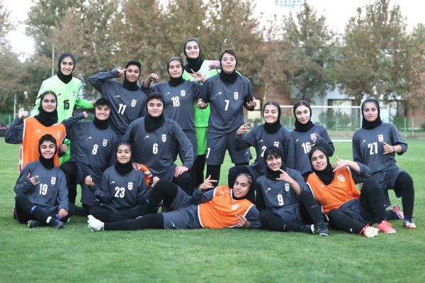  گزارش تصویری تصاویری از تمرین تیم ملی دختران زیر ۱۷ سال