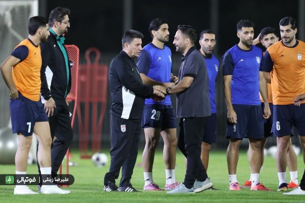  گزارش تصویری اختصاصی  تمرین روز سه شنبه 15 مهر تیم ملی فوتبال