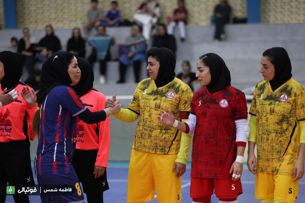  گزارش تصویری  برتری نفت امیدیه مقابل ایران‌زمین ملارد در فوتسال بانوان