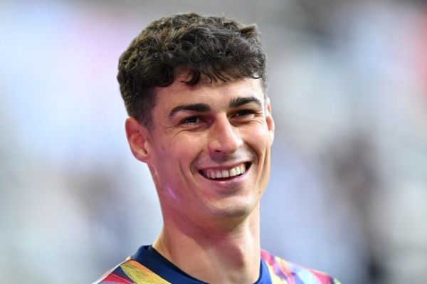 خوشحالی سنگربان اسپانیایی از حضور در بین توپچیها