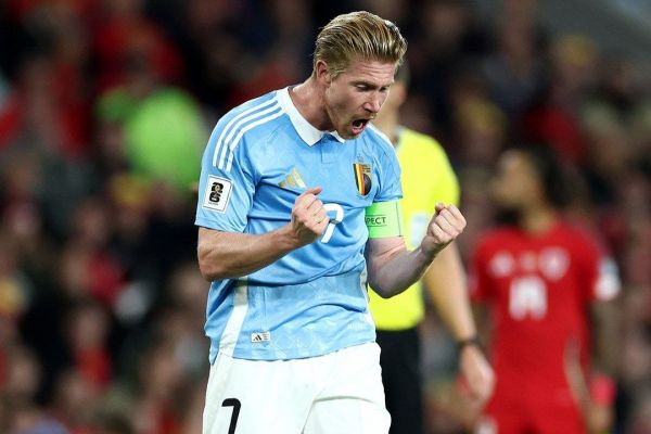 شاهکار کوین دیبروینه؛ ۸۹ تاثیر روی گل در ۱۱۵ بازی برای بلژیک