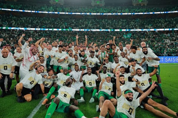 عکس؛ بازیکنان عربستان و جشن صعود به جام جهانی 2026