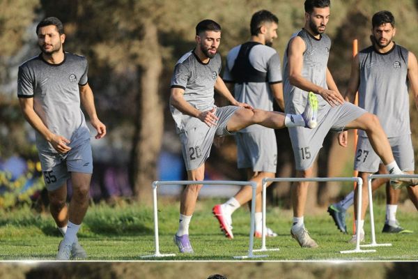  گزارش تصویری از تمرین امروز  چهارشنبه  تیم فوتبال استقلال