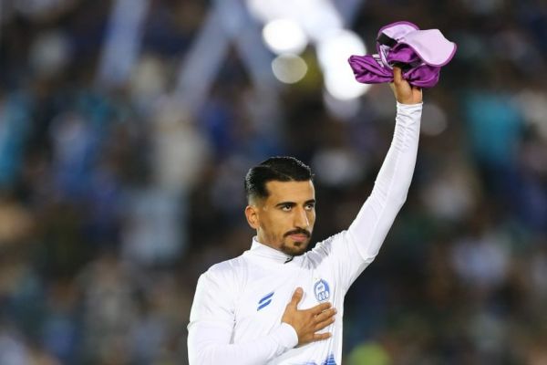  گزارش تصویری از گرم کردن تیم استقلال پیش از دیدار با الوحدات