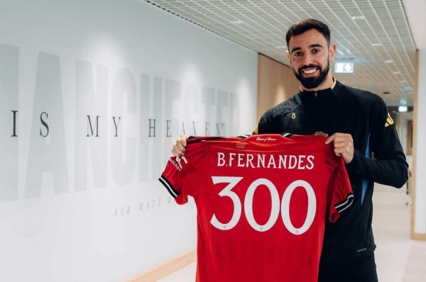 برونو فرناندز در آستانه سیصدمین بازی برای منچستریونایتد