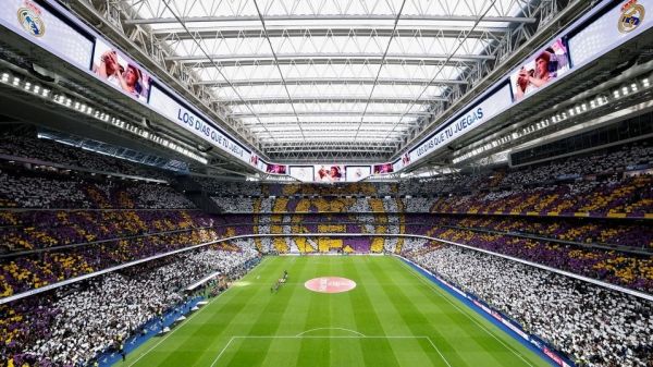  طرح موزاییکی چشم‌گیر هواداران رئال مادرید پیش از ال کلاسیکو