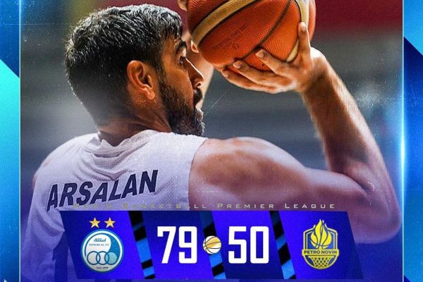  استقلال در لیگ بسکتبال بدون باخت ماند