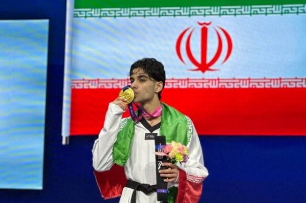طلسم ۱۰ ساله تکواندوی ایران شکست زندی قهرمان جهان شد
