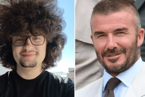  دعوت از دیوید بکام برای کوتاه کردن موهای هوادار معروف منچستریونایتد