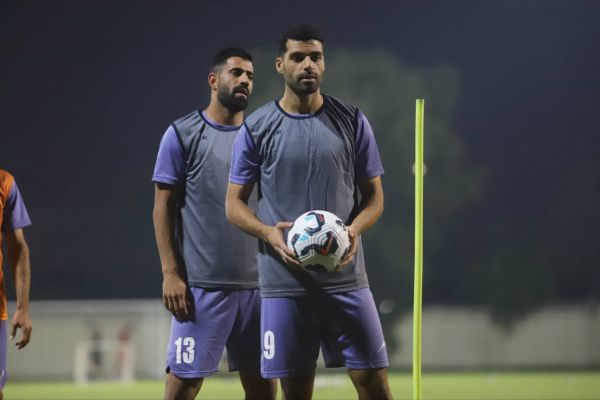 تمرین تیم ملی ایران با لژیونرها در العین