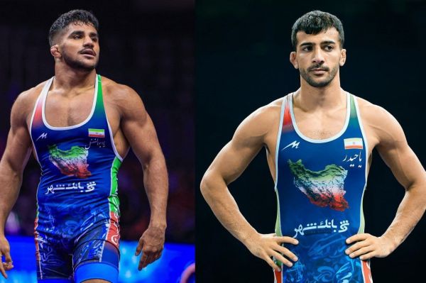 ۲ دارنده مدال جهانی در لیگ کشتی فرنگی روی تشک میروند