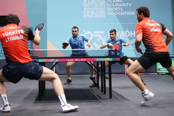بازیهای کشورهای اسلامی تیم تنیس روی میز دوبل به برنز رسید