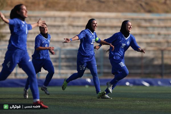  استقلال و فولاد خوزستان قهرمانان نیم فصل دسته یک زنان