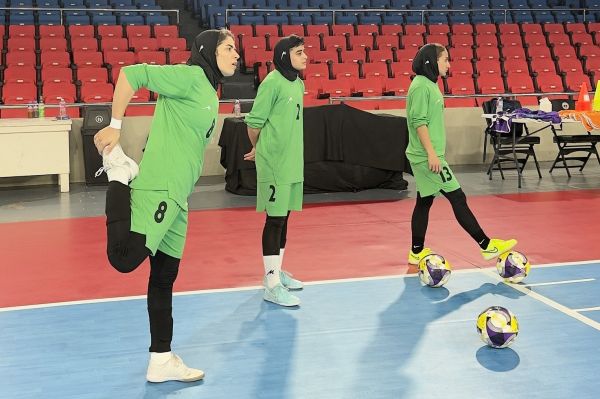  آمادگی تیم ملی فوتسال بانوان پیش از بازی دوستانه برابر لهستان