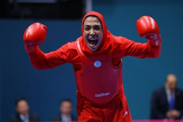  بازی‌های کشورهای اسلامی  مدال طلا بر گردن سهیلا منصوریان