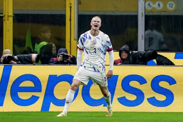  عملکرد درخشان ارلینگ هالند در پیروزی قاطع نروژ مقابل ایتالیا