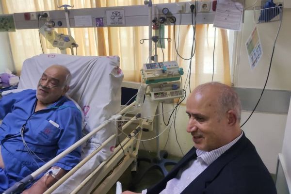 عیادت رییس فدراسیون از پیشکسوت ارزنده داوری