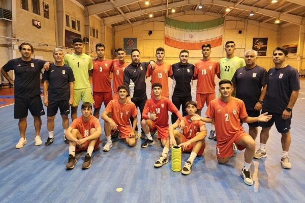  گزارش تصویری  تمرین تیم ملی نوجوانان پیش از سفر به هند