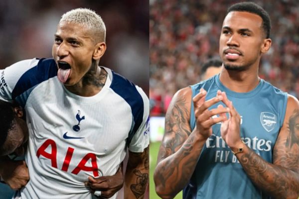 حرکت جنجالی گابریل پس از دربی لندن عکس