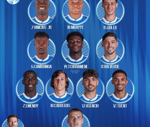 ترکیب رسمی رئال مادرید و المپیاکوس اعلام شد