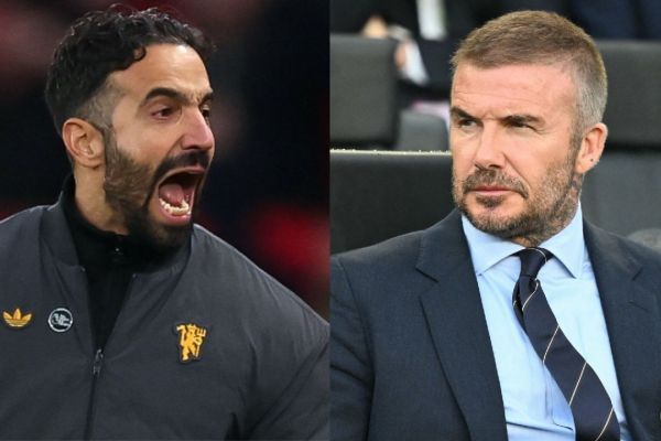  رضایت دیوید بکام از پیشرفت منچستریونایتد تحت هدایت آموریم