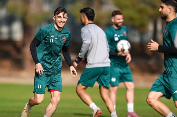  گزارش تصویری  آخرین تمرین پرسپولیس پیش از دربی ۱۰۶