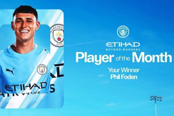 رسمی؛ فیل فودن بهترین بازیکن ماه نوامبر باشگاه منچسترسیتی