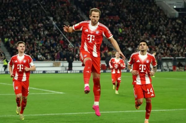  پنج گل برای بایرن مونیخ در شب هت‌تریک هری کین