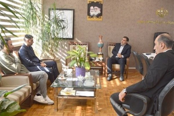  دیدار حدادی و جوادی پیرامون تعیین تکلیف ورزشگاه شهید کاظمی