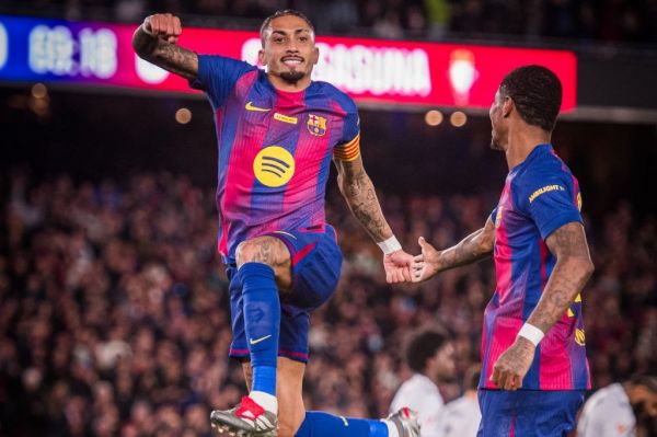 پیروزی شیرین بارسلونا مقابل اوساسونا با دبل ستاره برزیلی