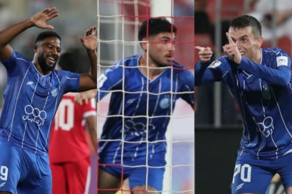  عکس نوشت  خشاب پر مهاجمان استقلال در منامه