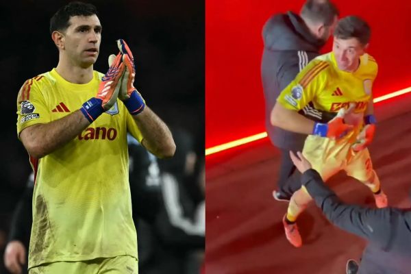  درگیری جنجالی امیلیانو مارتینز با هواداران آرسنال