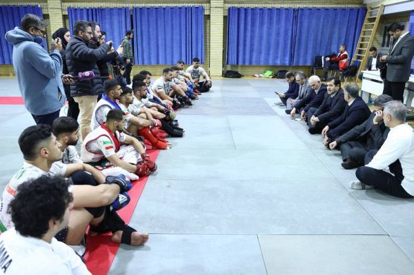 بازدید دنیامالی از اردوی آمادهسازی تیم ملی MMA