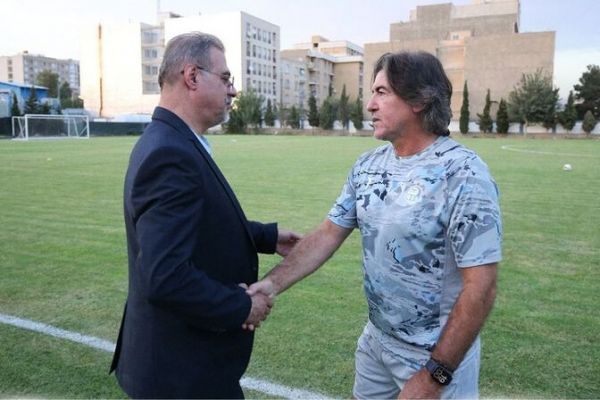  حضور نظری جویباری در تمرین استقلال  خبری از تاجرنیا نیست