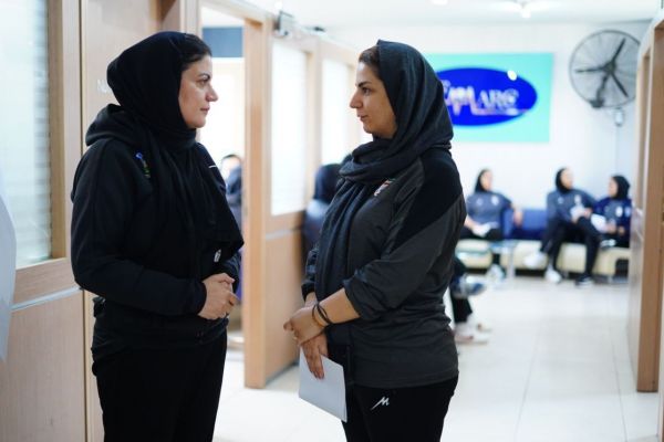 گزارش تصویری/ حضور بازیکنان تیم ملی بانوان در ایفمارک