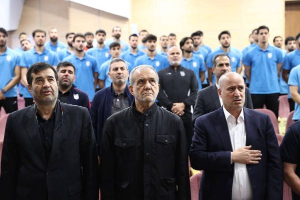 گزارش تصویری/ حضور رییس جمهور در اردوی تیم ملی