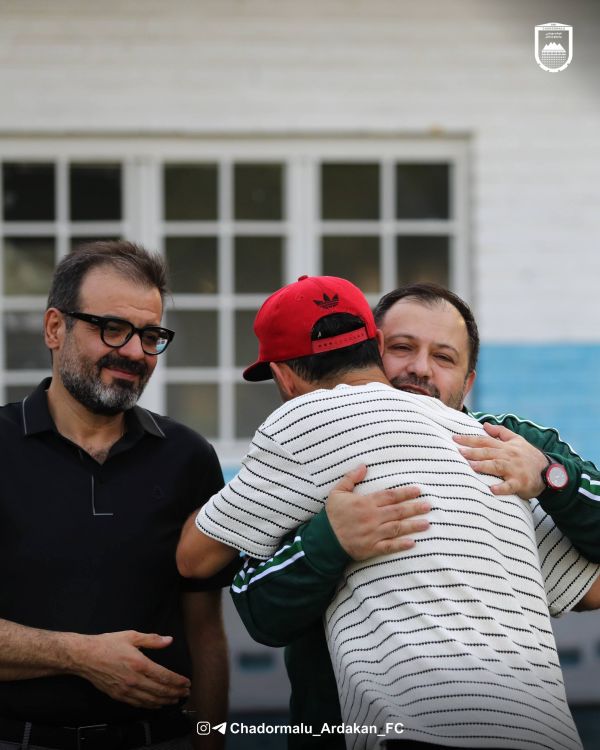 حضور امید نورافکن در تمرینات چادرملو اردکان! (عکس)