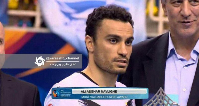 حسنزاده بهترین بازیکن لیگ فوتسال آسیا