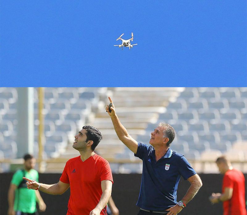 هلیشات استقلال در تمرین تیم ملی!