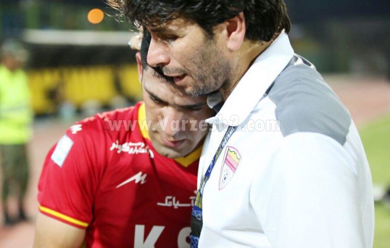 اشکهای زهیوی پس از برد در آبادان (عکس)