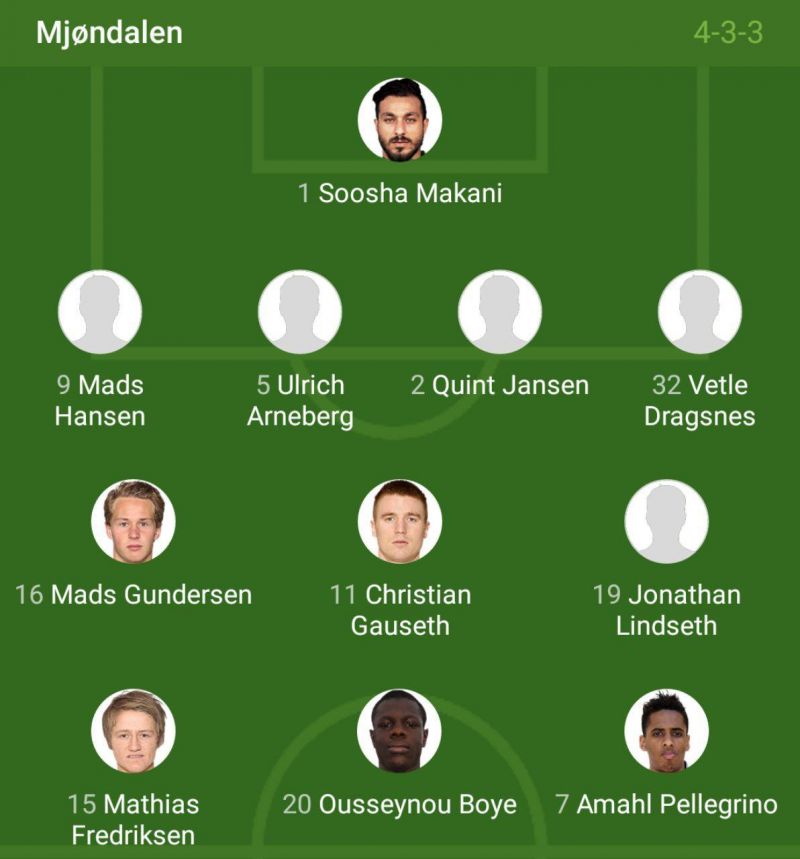 میوندالن با سوشا مقابل فردریکاستاد