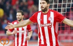 انصاریفرد بهترین بازیکن المپیاکوس در نیمفصل اول سوپر لیگ یونان شد