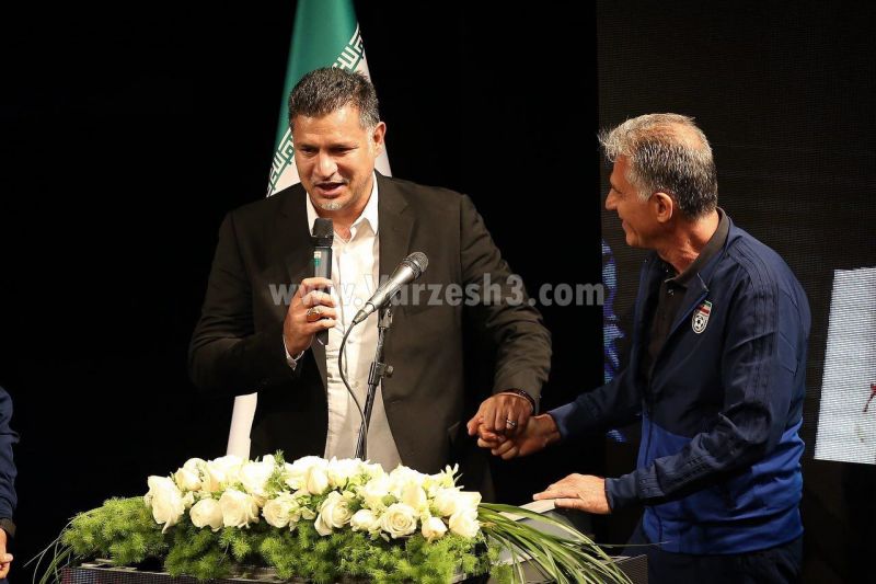 دایی و کیروش؛ صمیمیت کمیاب در روز خداحافظی (عکس)