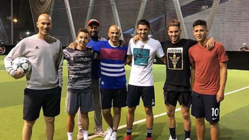 زین الدین زیدان بالاخره آفتابی شد (عکس)