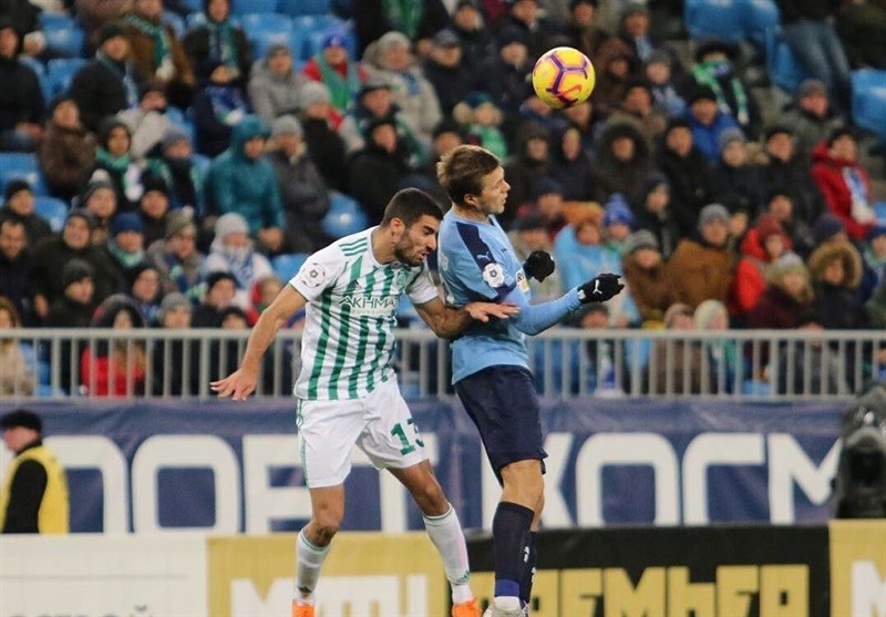 نمره خوب میلاد محمدی در هفته چهاردهم لیگ برتر روسیه