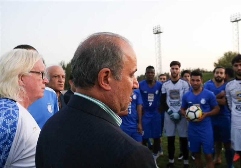 دیدار مهدی تاج با وینفرد شفر و استقلالیها + عکس