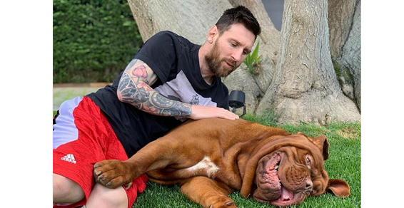 مسی و سپری کردن روز تعطیلش در کنار هالک