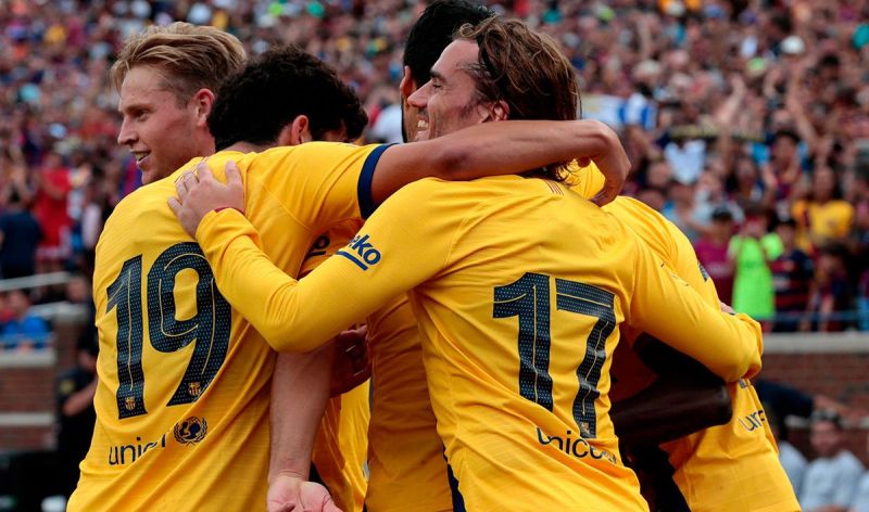 بارسلونا 3 - 0 ایبار؛ پیروزی قاطعانه با درخشش ستارههای خط حمله