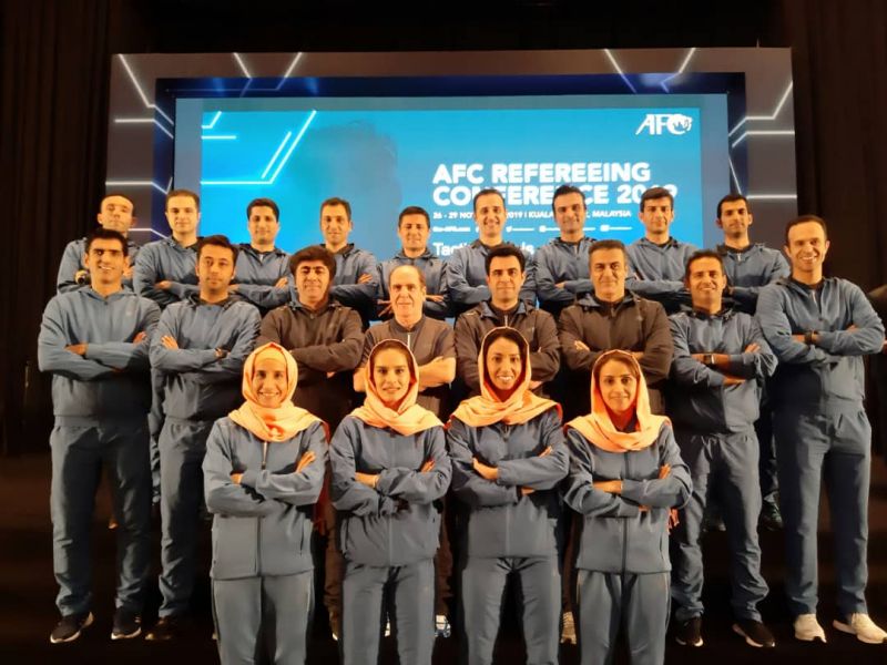 حضور داوران و ناظران بین المللی فوتبال در سمینار داوری آسیا